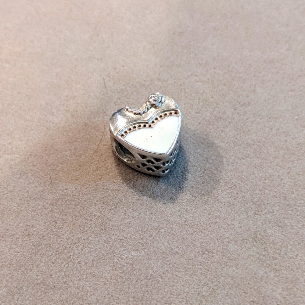 PANDORA Our special day wedding bride &groom charm